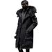 2024 New Big Fur Collar Medium And Long Down Jacket Men's White Duck Down Thickened Warm Knee Jacket_viptrois.com