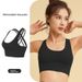 Juyitang Running Fitness Barely There Push Up Cross Back Yoga Tank Top Women High Strength Shockproof Sports Bra_viptrois.com
