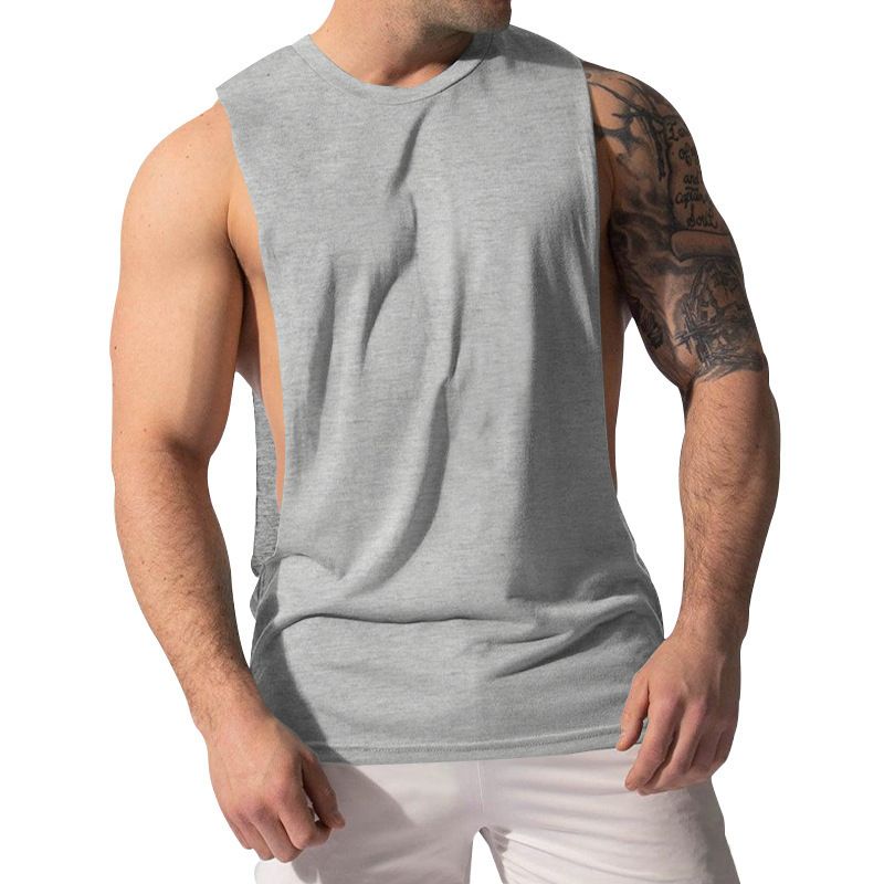 Men's Slim Fit Sleeveless Vest - Breathable Polyester Blend, Moisture-Wicking, Quick-Dry, For Gym, Running & Casual Wear_viptrois.com