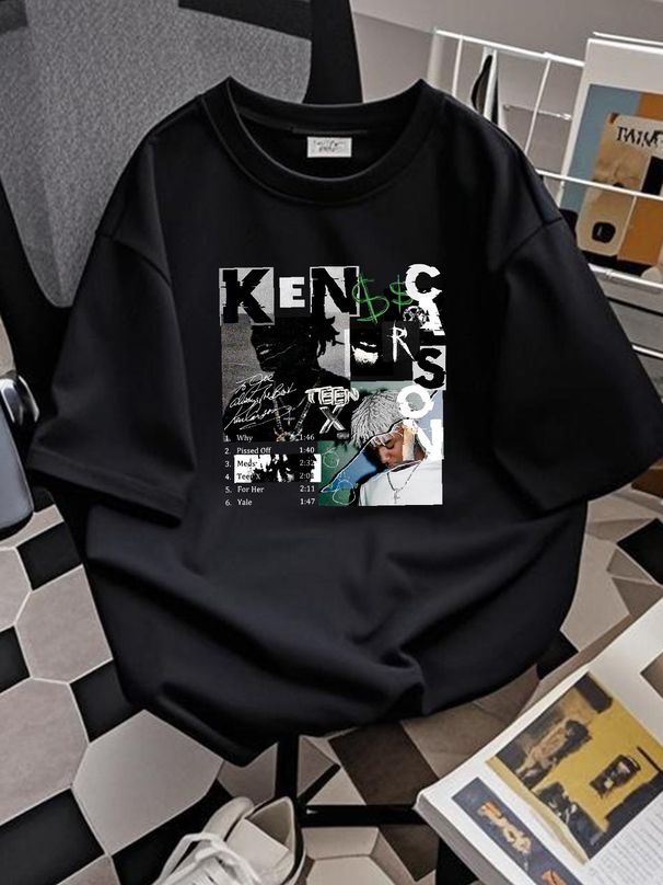 Ken Carson Actual Hate Teen X 90s Shirt, Paper Rapper Opium Vintage Merch Tee Slightly Unisex Streetwear Soft Designer Clothes Stylish Stretched_viptrois.com