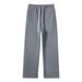 Men's Fleece-Lined Sweatpants – 350g Cotton Blend Joggers (Relaxed Fit, Straight Leg, High-Street Casual Pants For Winter, S-XXL)_viptrois.com