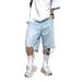 Men's Clothing Men's Style Distressed Denim Shorts Summer Loose Fit Casual Five Point Pants Trendy Version For Formal & Casual_viptrois.com