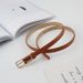 Korean retro small belt women fashion simple casual with dress jeans coat thin belt trend_viptrois.com