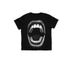 Men's Clothing Fashion Round Neck Street Contrast Color T Shirt Short Sleeves Exaggerated Big Mouth Print_viptrois.com