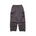 Men's Clothing High Street Style Cargo Casual Pants For Women, 2025 New Style, Loose Straight Leg, Wide Leg, Large Pockets, Retro Jogger Trousers._viptrois.com