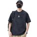 Men's Summer Short Sleeve T-Shirt Tie Dye Print Loose Fit Versatile Fashionable Trendy Brand Thin Top for Casual Wear_viptrois.com