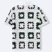 Men's Clothing Retro Crochet Sweater Casual Versatile Hollow Short Sleeved Knitted Shirt_viptrois.com