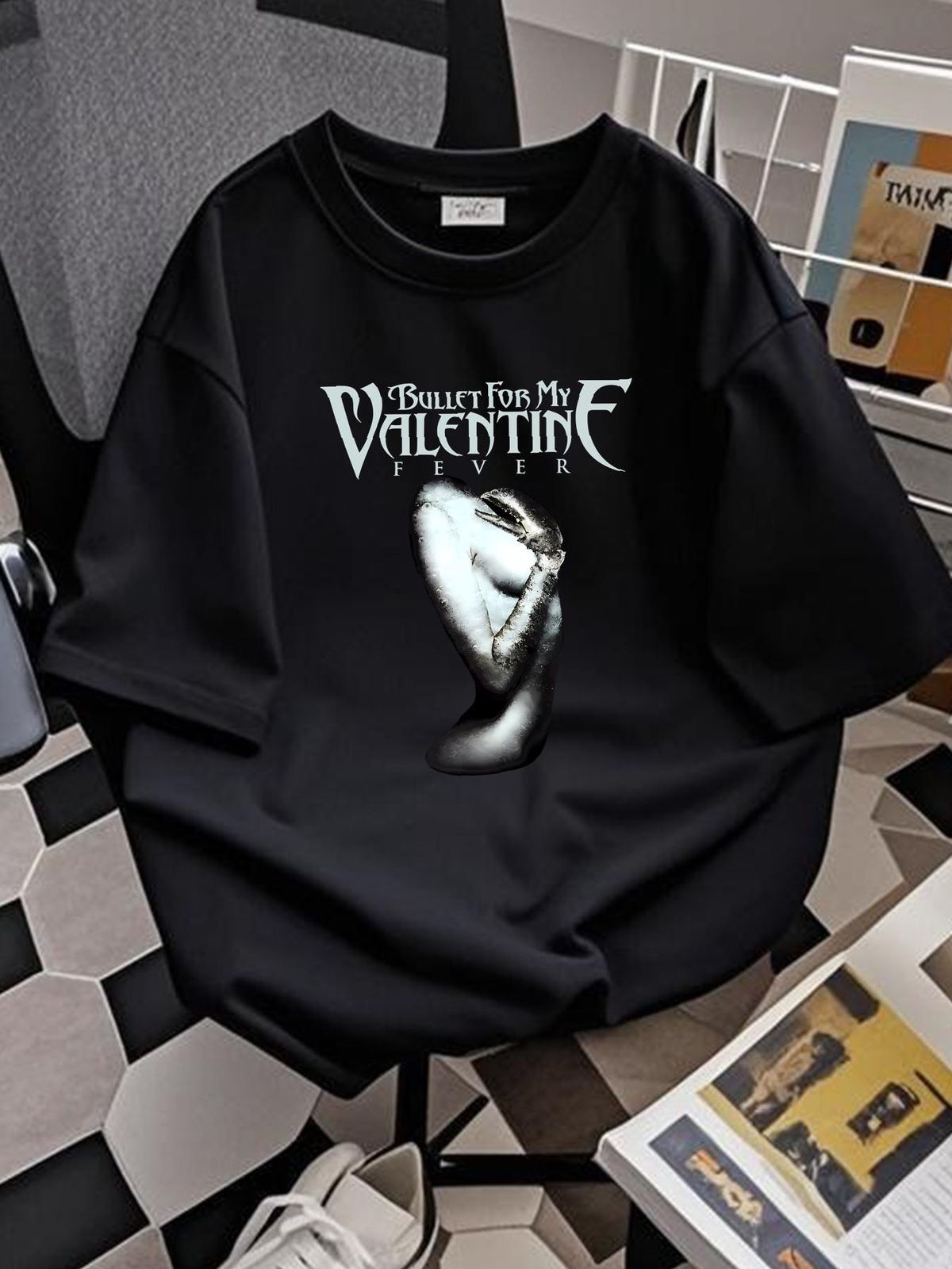 Bullet For My Valentine Fever Album T Shirt Stylish Stretched Graphic Breathable Summer Slightly Comfortable Soft Versatile Fashion Unisex_viptrois.com