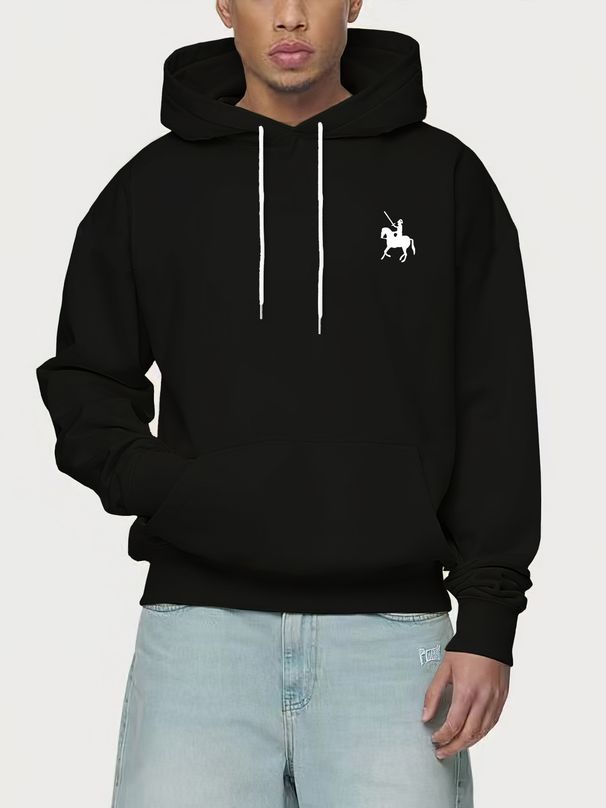 Autumn And Winter Men's Top Sweatshirt Loose And Comfortable Warm And Hooded Sweatshirt Men's Clothing_viptrois.com