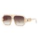 Men's Glasses New Style Modern Retro Large Frame Men's Sunglasses INS Style Street Style Big Name Ink 093_viptrois.com