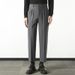 Men's Cropped Shorts 2025 Spring New Style Loose Straight Leg Casual Suit Pants Men's Clothing_viptrois.com