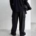 Men's Wide Leg Long Pants Straight Casual Pants_viptrois.com