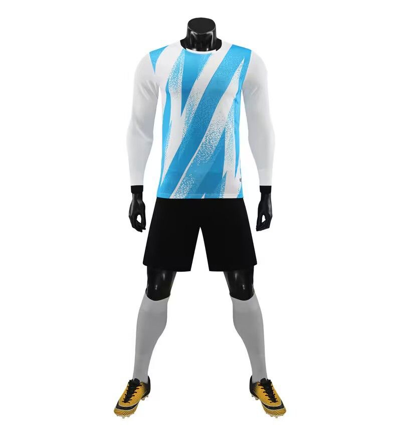 Men's Clothing long-sleeved training suits student football clothes football suits men's game uniforms adults and children_viptrois.com