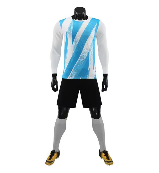 Men's Clothing long-sleeved training suits student football clothes football suits men's game uniforms adults and children_viptrois.com