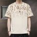 Men's Summer Short Sleeved T-shirt Made Of Pure Cotton In Large Size, Loose And Versatile Casual T-shirt_viptrois.com