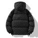 Winter New B-shaped Full Printed Cotton Jacket Men's Hooded Slim Fit Youth Thick Casual Warm Bread Jacket_viptrois.com