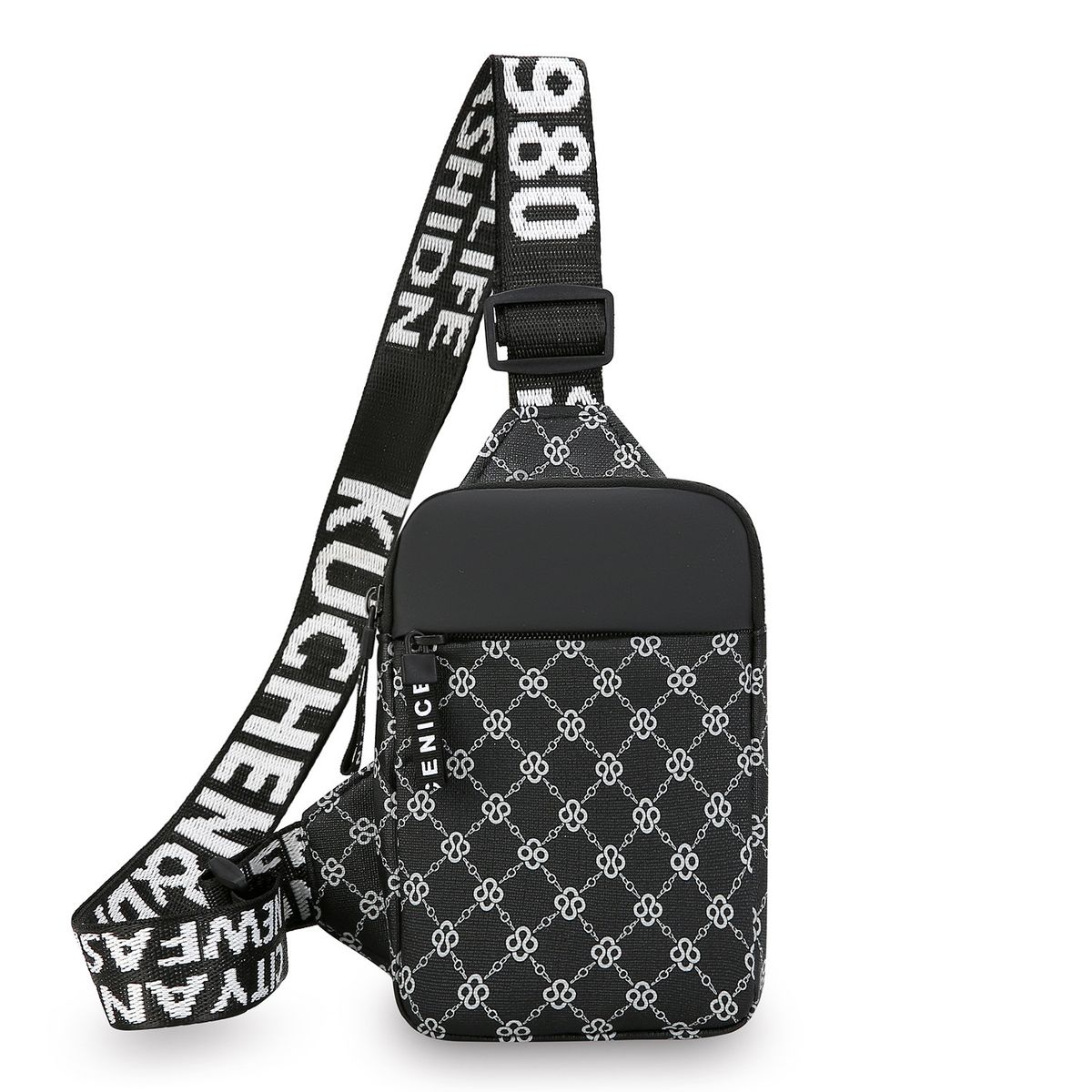New Mini Crossbody Bag - Stylish Oxford Nylon Phone Purse (Retro Design, Lightweight & Water-Resistant)_viptrois.com