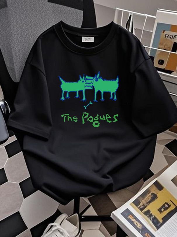 90s Style The Pogues Rough Rough Shane MacGowan Shirt Red Unisex S-5XL CC4492 Casual Slightly Fashion Stylish Comfortable Streetwear Summer_viptrois.com