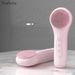 Rechargeable Silicone Facial Cleanser Brush with Constant Temperature Heating and Vibration Massage Waterproof, Ideal for Pore Cleansing- Suitable f_viptrois.com