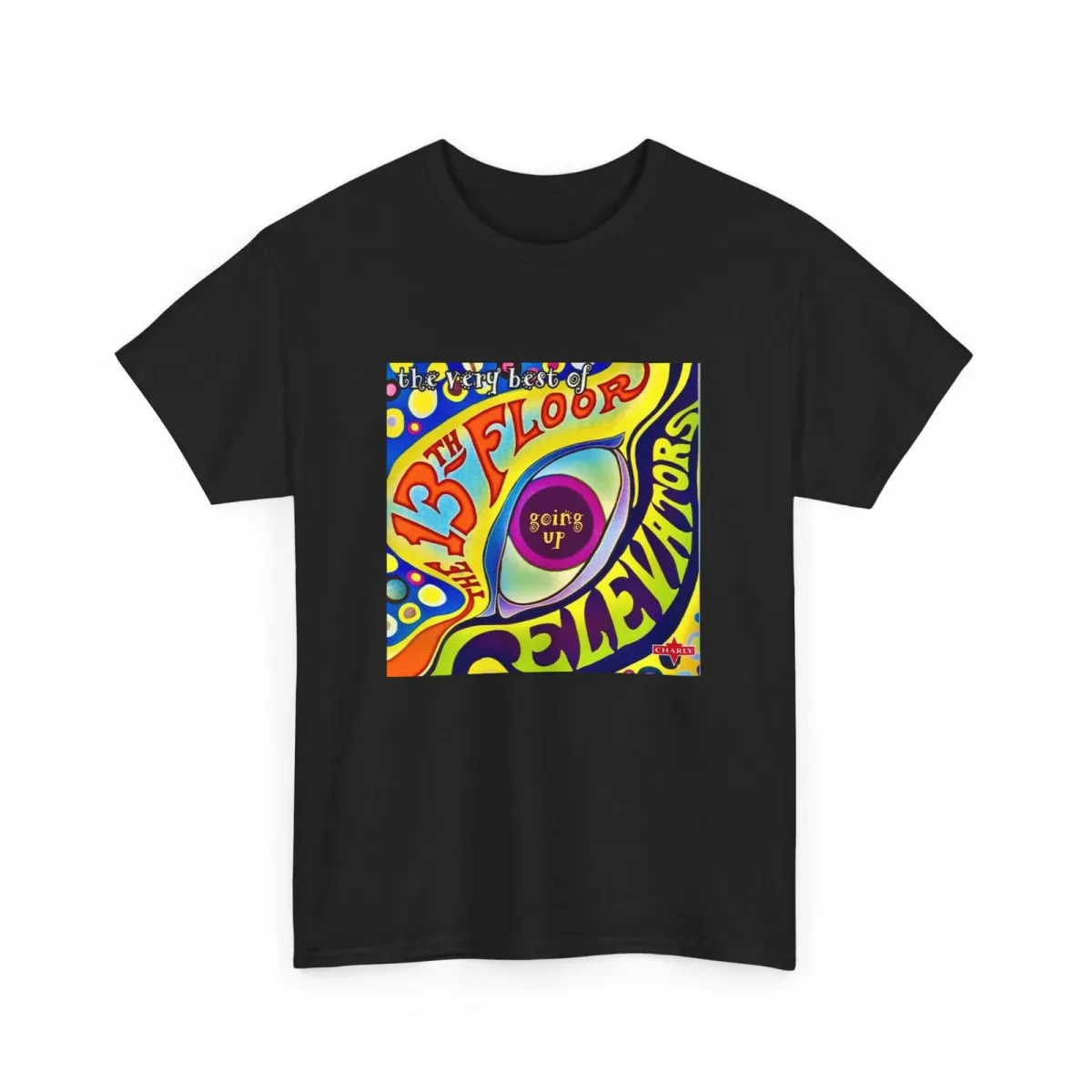 MENS WOMENS 13th Floor Elevators Album Cover Rock Music Tshirt Garage Rock Band Shirt_viptrois.com