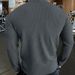 Men's European Knit Sweater – Long Sleeve Crewneck Pullover (Black/White/Khaki/Bluish/Iron Gray/Red/Matcha, M-3XL)_viptrois.com