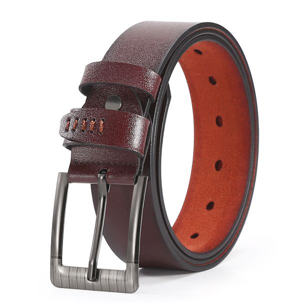 Men's belt needle buckle casual waistband Youth middle-aged belt_viptrois.com