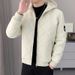 Trendy Hooded Winter Jacket For Men – Thickened Fleece-Lined Zip-Up Coat With Zipper Pockets_viptrois.com