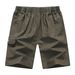 Men's Casual Multi-Pocket Work Shorts Youth Men's Shorts Shorts Beach Pants Large Size_viptrois.com