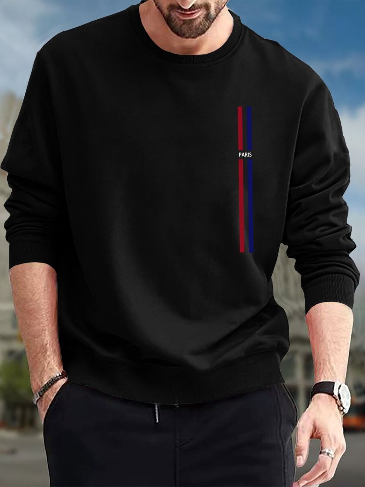 Autumn And Winter Men's Top Sweatshirt Loose And Comfortable Warm And Hooded Sweatshirt Men's ClothingMen's Long Sleeve Sweatshirt_viptrois.com
