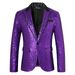 CT Autumn Winter New Disco Shiny Jacket Men's Sequin Blazer Suit ZT-X61_viptrois.com