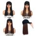 Women's Fashion Hair Wig With Baseball Cap - Natural Looking Straight Bob Lace Front Wig - High Temperature Synthetic Fiber_viptrois.com
