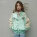 Japanese Varsity Jacket, Embroidered Style: Men's Satin Bomber With Dragon Design, Haruku Inspired, Double Zipper,_viptrois.com
