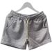 Men's Clothing New Style Trend Solid Color Casual Loose Shorts Boys Sports Pants Simple Pants_viptrois.com