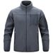 Men's Stand-up Collar Casual Outdoor Multi-bag Wavy Grain Men's Jacket Large-sized Coat Men's Wear_viptrois.com