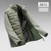 Men's Lightweight Down Jacket With Fleece Lining, 90% White Duck Down, Windproof & Thermal For Winter Outdoor Sports (Navy, Army Green, Black, Gray)_viptrois.com