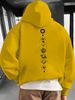 Men's Autumn And Winter Casual Fashionable Loose Hooded Sweatshirt With Simple Planet Pattern Printed Warm Long Sleeved Pullover_viptrois.com