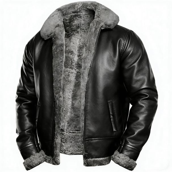 Men's Clothing Site Artificial Fur Coat Jacket Plush Version_viptrois.com