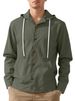 2026 Spring/Summer Men's Solid Color Linen Long-Sleeved Hooded Pullover Buttoned Casual Shirt With Drawstrings_viptrois.com