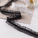 Ballet Style Pearl Bow Lace Fungus Ruffle Shoelaces Suitable For Ballet Shoes T Head_viptrois.com