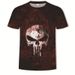 New Skull 3D Digital Printed Casual Trendy Men's Short Sleeved T-shirt_viptrois.com