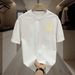 【DORAE】2026 Breathable T-shirt (Eco Cotton) Black (3D Print & Sun Smiley Print) – Easy Comfort For Weekend Getaway_viptrois.com
