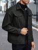 2026 Autumn/Winter Button-Up Woolen New Men's Coat For Casual, Sporty And Business Wear_viptrois.com
