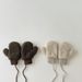 Children's gloves Winter ins warm interlocking baby Student halter baby gloves_viptrois.com