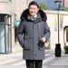 Pure Men's Down Thickened Mid-Length Loose Fit For Middle-Aged Men Plus Size Winter Clothing Dad's Jacket With Detachable Fur_viptrois.com