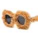 Spot Piyou Same Style Sunglasses Personalized Plush Sunglasses Disco Funny Trend Furry Decorative Glasses Festival Sunglasses_viptrois.com