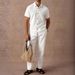 Men's Casual Shirts Men's Summer New Solid Color Lapel Breathable Men's Trousers Suits_viptrois.com