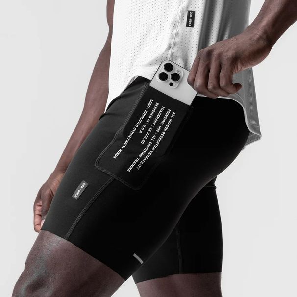New Summer Compression Shorts Men, Suitable Morning Runs, Sports, And Marathons, Tight-Fitting, High-Elasticity,_viptrois.com