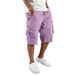 Spring Men's Cargo Shorts Sporty Casual Multi Pocket Style_viptrois.com
