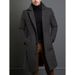 Multi Color And Multi Size New Coat Men's Woolen Mid Length Windbreaker Jacket_viptrois.com
