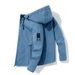 Autumn Hooded Youth Trend, Black Workwear Top, Loose Casual Jacket, Men's Spring And Autumn Styles_viptrois.com